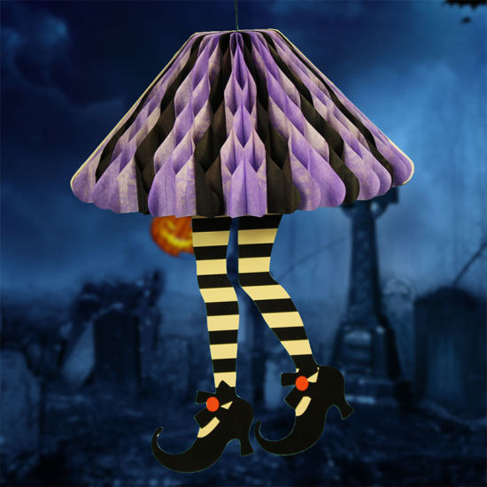 Picture of Halloween Skirt High Heels Paper Home Party Hanging Decoration Ornaments