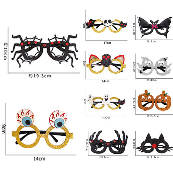 Picture of Felt Glasses Cosplay Halloween Party Dress Up Decoration