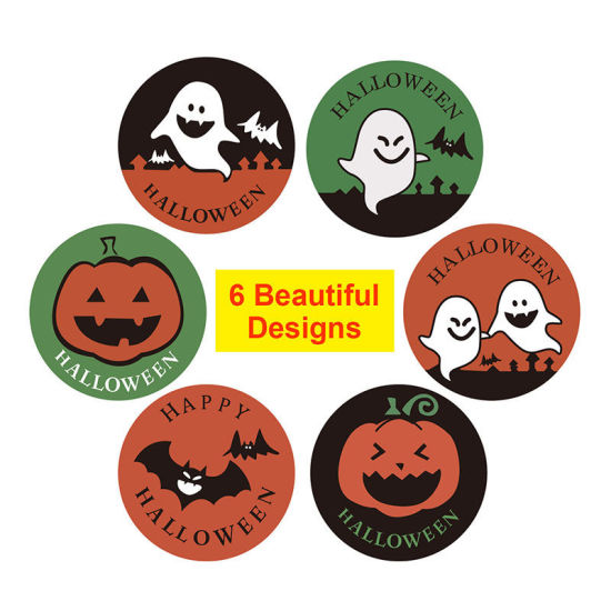 Изображение Halloween Art Paper DIY Scrapbook Stickers Decoration