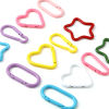 Picture of Zinc Based Alloy Carabiner Keychain Clip Hook At Random Color 5 PCs