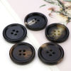 Picture of Acetic Acid Resin Acetimar Marble Sewing Buttons Scrapbooking 4 Holes Round Multicolor 20 PCs