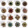 Picture of Zinc Based Alloy Pin Brooches Flower Antique Bronze 1 Piece