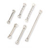 Picture of Stainless Steel Connectors Rectangle Silver Tone 30 PCs