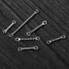 Picture of Stainless Steel Connectors Rectangle Silver Tone 30 PCs