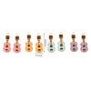 Imagen de Zamak Colgantes Charms Guitarra Instrumento Musical Chapado en Oro Multicolor Esmalte 23mm x 9mm, 10 Unidades