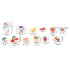 Picture of Acrylic Baroque Beads Multicolor Imitation Pearl 10 PCs