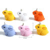 Picture of Resin Charms Rabbit Animal Silver Tone Multicolor 22mm x 21mm, 10 PCs