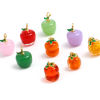 Picture of Lampwork Glass Charms Multicolor Fruit 2 PCs