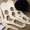 Picture of Wood Sewing Tools Sock Natural 2 PCs