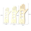 Picture of Wood Sewing Tools Glove Natural Heart 2 PCs