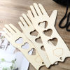 Picture of Wood Sewing Tools Glove Natural Heart 2 PCs
