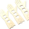 Picture of Wood Sewing Tools Glove Natural Heart 2 PCs