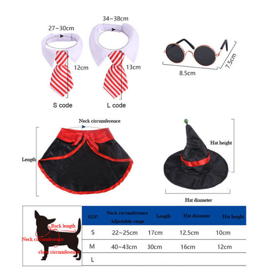 Picture of Halloween Pet Dog Cat Clothes Dress Up Cosplay Costume