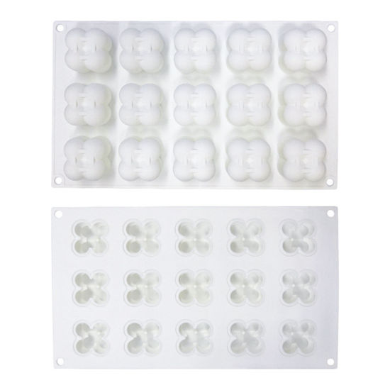 Picture of Silicone Resin Mold For Jewelry Making Ball White 1 Piece