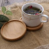 Bild von Natürliches Holz Isolierung Japanische Teezeremonie Tasse Pad