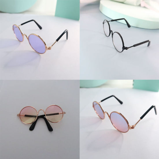 Picture of Lovely Cat Dog Glasses Eye-Wear Sunglasses Pet Products For Little Dog Cat Photos Prop
