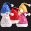 Imagen de Nonwoven New Year Sequins Christmas Hat For Adult Children Festival Supplies Decoration