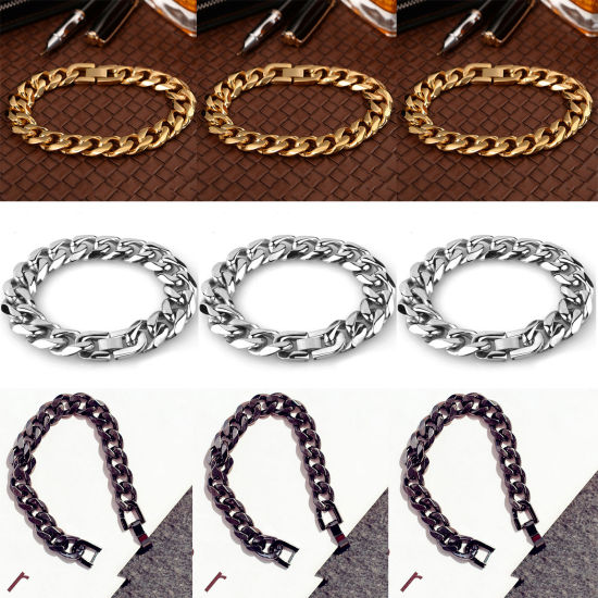 Immagine di Acciaio Inossidabile Braccialetti Multicolore 1 Pz