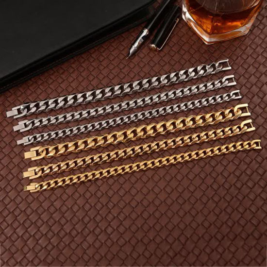Immagine di Acciaio Inossidabile Braccialetti Multicolore 1 Pz