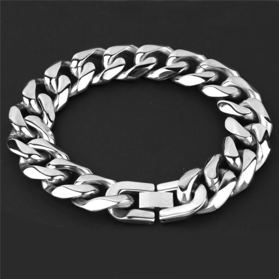 Immagine di Acciaio Inossidabile Braccialetti Multicolore 1 Pz