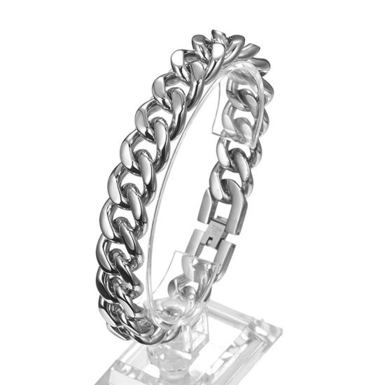 Immagine di Acciaio Inossidabile Braccialetti Multicolore 1 Pz