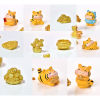 Imagen de Cute Fortune Tiger Resin Micro Landscape Miniature Decoration