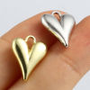 Picture of Zinc Based Alloy Valentine's Day Charms Heart Multicolor 15mm x 11mm, 10 PCs