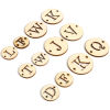 Picture of Wood Connectors Capital Alphabet/ Letter Natural At Random 50 PCs