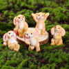 Picture of Cute Rabbit Resin Micro Landscape Miniature Decoration