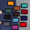 Picture of Plastic + Sponge + Ink Ink Pad Rectangle Multicolor 10cm x 6.5cm, 1 Piece