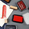 Picture of Plastic + Sponge + Ink Ink Pad Rectangle Multicolor 10cm x 6.5cm, 1 Piece