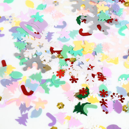 PVC Christmas Sequins Paillettes At Random Color 10000 PCs