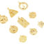 Immagine di Ottone Galassia Charms 18K Vero Oro Placcato 1 Pz