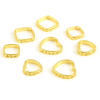 Picture of Brass Beads Frames 18K Real Gold Plated 3 PCs