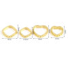 Picture of Brass Beads Frames 18K Real Gold Plated 3 PCs