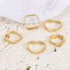 Picture of Brass Beads Frames 18K Real Gold Plated 3 PCs