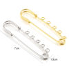 Picture of Brass Brooches Components Multicolor 2 PCs