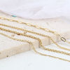Picture of Brass Necklace 18K Real Gold Plated 1 Piece