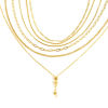 Picture of Brass Necklace 18K Real Gold Plated 1 Piece