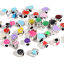 Picture of CCB Plastic European Style Large Hole Charm Beads At Random Color 20 PCs