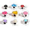 Picture of CCB Plastic European Style Large Hole Charm Beads At Random Color 20 PCs