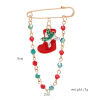 Picture of Christmas Pin Brooches Gold Plated 1 Piece