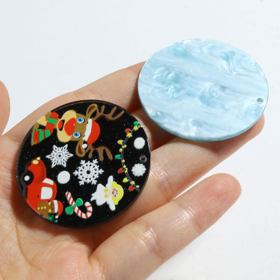 Picture of Resin Christmas Pendants Multicolor 10 PCs