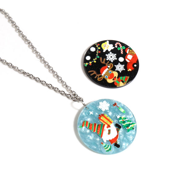 Picture of Resin Christmas Pendants Multicolor 10 PCs