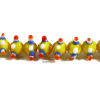 Picture of Lampwork Glass Beads Round Multicolor About 11mm Dia, Hole: Approx 2.3mm - 1.5mm, 10 PCs
