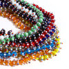 Picture of Lampwork Glass Beads Round Multicolor About 11mm Dia, Hole: Approx 2.3mm - 1.5mm, 10 PCs