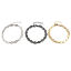 Picture of 1 Piece Vacuum Plating Stainless Steel Anklet Multicolor Pig Nose 23.5cm(9 2/8") long