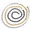 Image de Colliers en Acier Inoxydable Nez de Cochon Multicolore 50.5cm long, 1 Pièce