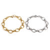 Picture of Stainless Steel Bracelets Multicolor Oval 19.5cm(7 5/8") long, 1 Piece