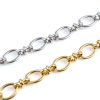 Picture of Stainless Steel Bracelets Multicolor Oval 19.5cm(7 5/8") long, 1 Piece